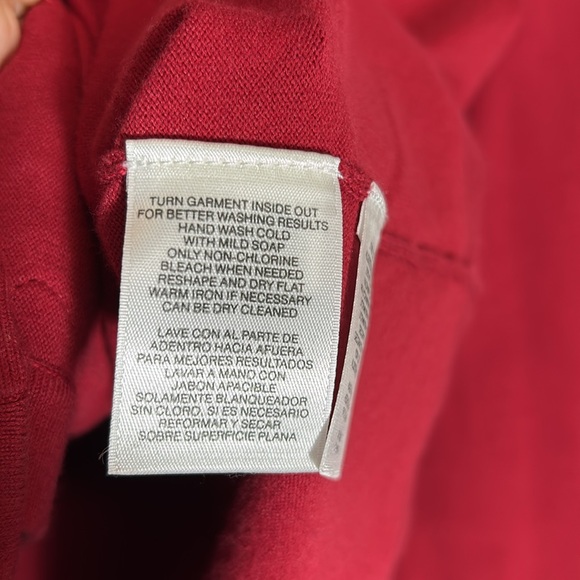 JONES NEW YORK Holiday Christmas Valentine Lattice 3/4 Sleeves Pearlized Buttons - Picture 14 of 14